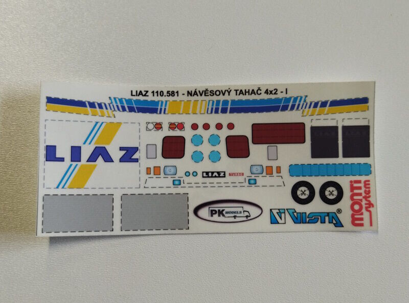 Aršík polepů Liaz Tahač l.